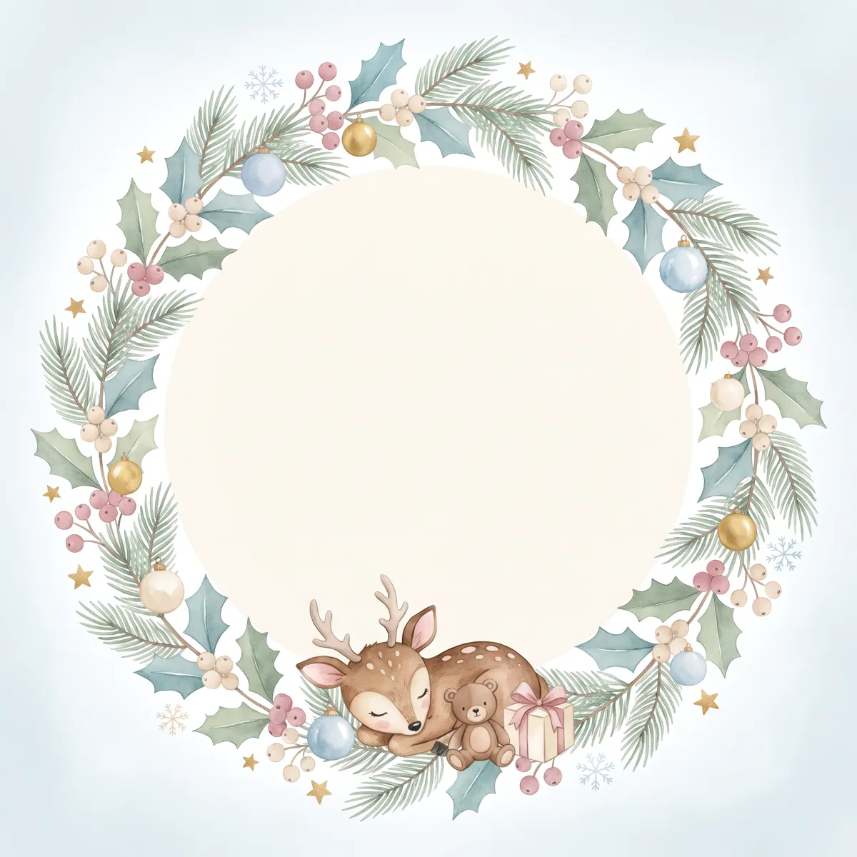 Baby's First Christmas bauble concept art